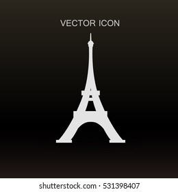 Eiffel tower Paris vector illustration