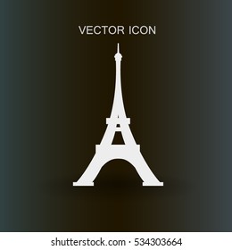 Eiffel tower Paris vector illustration