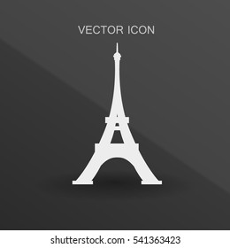 Ilustración vectorial de la Torre Eiffel de París