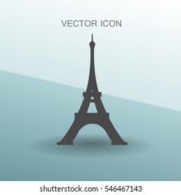 Eiffel tower Paris vector illustration