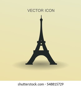 Eiffel tower Paris vector illustration