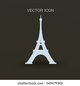 Ilustración vectorial de la Torre Eiffel de París