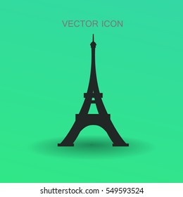 Eiffel tower Paris vector illustration