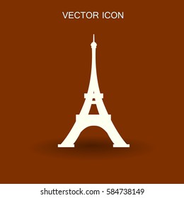 Eiffel tower Paris vector illustration