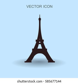 Eiffel tower Paris vector illustration