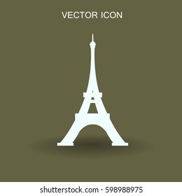 Eiffel tower Paris vector illustration