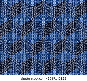 eiffel tower pattern box. abstract blue background. vector illustration