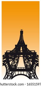 eiffel tower silhouette
