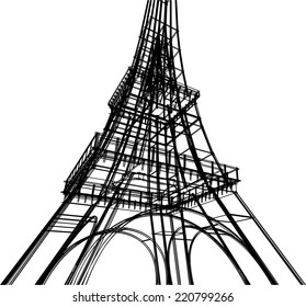 eiffel tower sketch