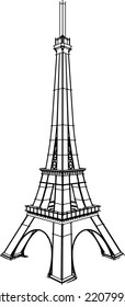 eiffel tower sketch