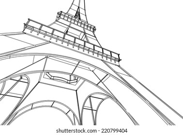 eiffel tower sketch