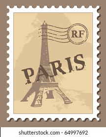 Eiffel Tower stamp