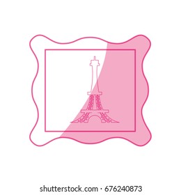 Eiffel tower stamp