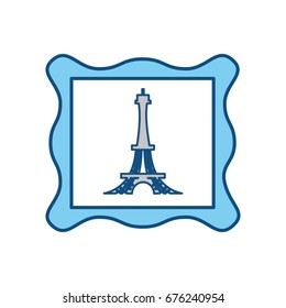 Eiffel tower stamp