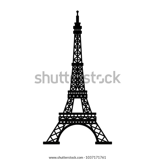 エッフェル塔のシンボル のベクター画像素材 ロイヤリティフリー