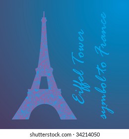 Eiffel Tower symbol to France