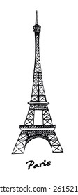 Eiffel Tower. vector
