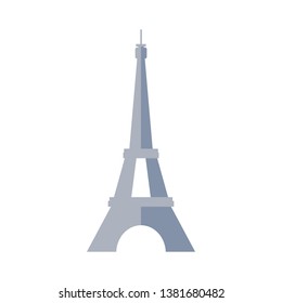 Eiffel Tower vector art icon
