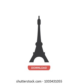Eiffel tower vector icon
