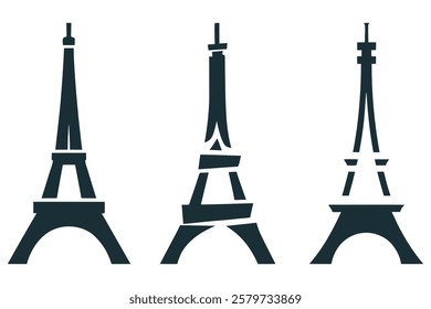 Eiffel Tower vector. eiffel tower icon