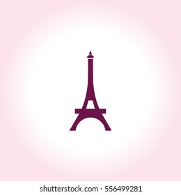 Eiffel Tower Vector Icon.