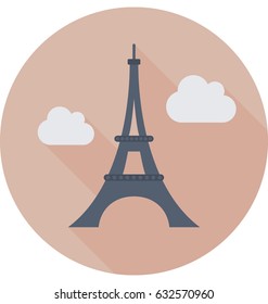 Eiffel Tower Vector Icon