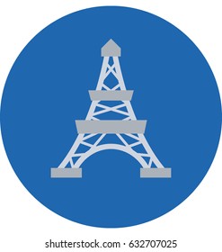 Eiffel Tower Vector Icon