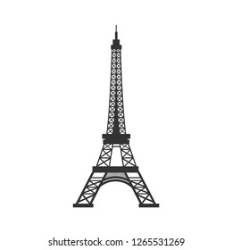 Eiffel tower vector icon, Paris architecture symbol