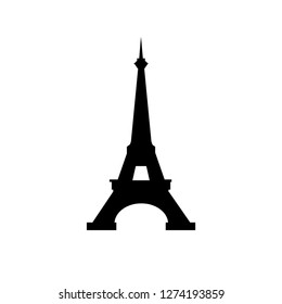 Eiffel tower vector icon. Paris symbol.