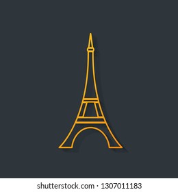 Eiffel tower vector illustration