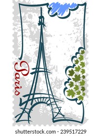 Eiffel Tower vector illustration 