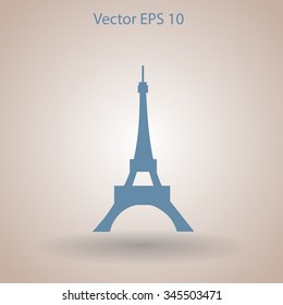Eiffel tower vector illustration