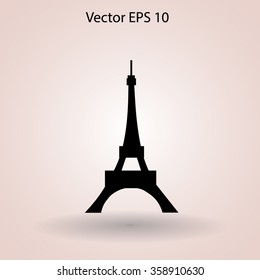 Eiffel tower vector illustration