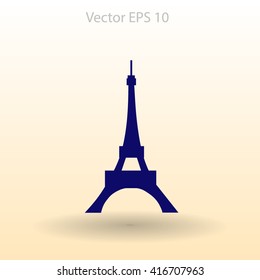 Eiffel tower vector illustration