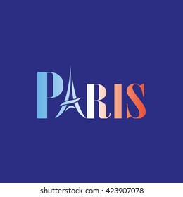eiffel tower vector illustration