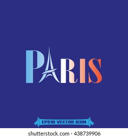 eiffel tower vector illustration