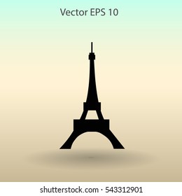 Eiffel tower vector illustration