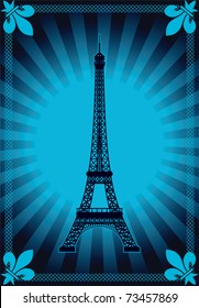 Eiffel tower vector illustration