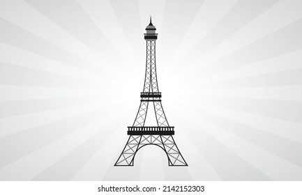 eiffel tower vector illustration art. eiffel tower vector