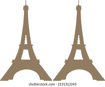 The Eiffel Tower Is A Wrought Iron Lattice Tower On The Champ De Mars In Paris, France.