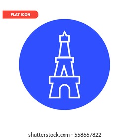 eiffel vector icon