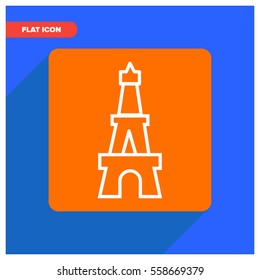 eiffel vector icon