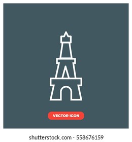 eiffel vector icon