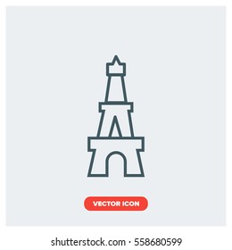 eiffel vector icon