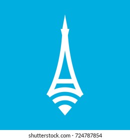 eiffel wifi logo design