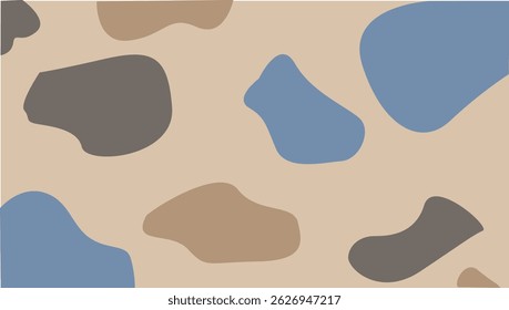 oito fundos abstratos.várias formas e objetos de rabiscar. Ilustrações modernas contemporâneas vetor.
