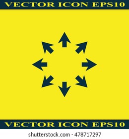 Eight arrows icon.