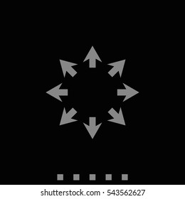 Eight arrows icon.