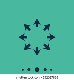 Eight arrows icon.