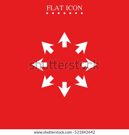 Eight arrows icon.